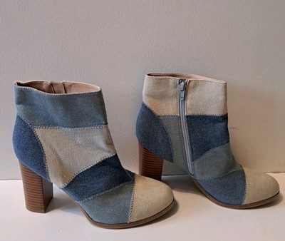 Catwalk Stiefelette,Größe 41,in Jeans Optik, nur einmal kurz getragen