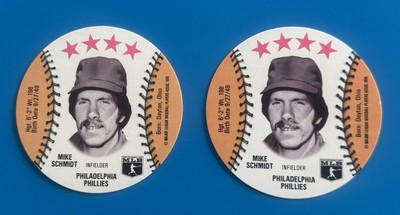 1976 MIKE SCHMIDT HOF ISALY S DISCS LOT