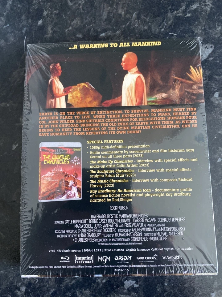 Ray Bradbury’s The Martian Chronicles Ltd Ed Lenticular Blu Ray. - Image 3 of 4