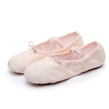 Girls Ballet Dance Shoes Canvas Baby Yoga Shoes Slippers for Toddler Little Big