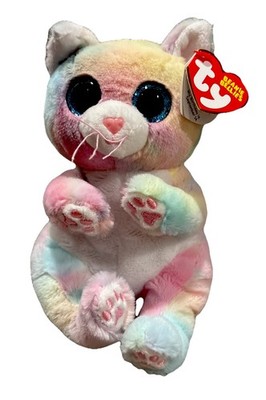Ty Beanie Baby Bellies - JENNI the Tie Dyed Kitty Cat (6 Inch) Plush Toy MWMTs
