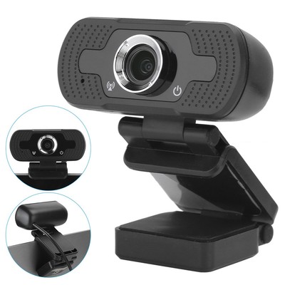 Webcam Computer Camera With Mic For PC Laptop Desktop Video Call W8 1080P Bl Fit