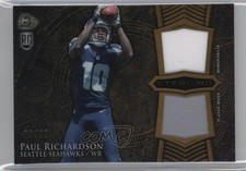 2014 Bowman Sterling Rookie Dual Relics Gold Refractor /99 Paul Richardson q6j