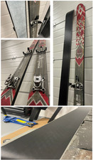 Sci alpinismo Volkl MASSAK 168cm peso 999g con attacco Kreuzpitze e pelli