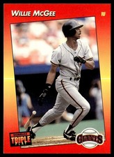 1992 Triple Play Willie McGee San Francisco Giants #101