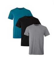 Hanes 3 Pack Tagless Stretch T-Shirts Multicolor Medium. New