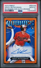 2023 Topps Finest Adley Rutschman Auto RC #RDA-AR Orange Variation /25 PSA 10