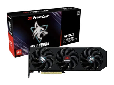 PowerColor Radeon RX 9060 XT Hellhound OC 16GB GDDR6 PCIe 5.0 HDMI 2x DP