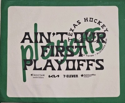 Dallas Stars 2025 NHL Playoffs Rally Towel Brand New ''Ain't Our First Playoffs''