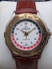 DELMA Meridian Worldtimer, bico, Full Set, Swiss Made