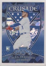 2018 Panini Chronicles Crusade Blue Ice Prizm 92/149 Alex Verdugo #11 2x6