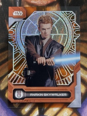 Topps Star Wars Anakin Skywalker 2024 High Tek #7 Orange Acetate SP /25  