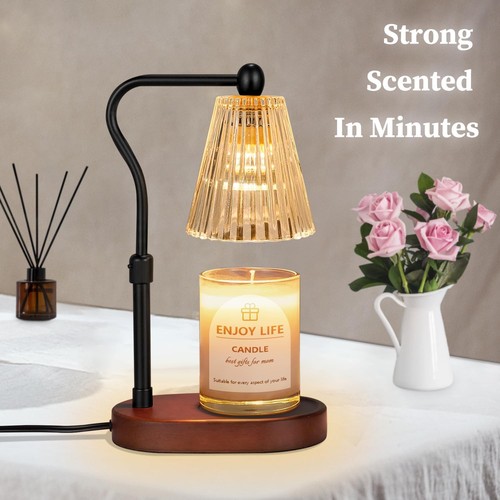 Kerzenwärmer Lampe mit Timer Dimmer höhenverstellbar, Muttertagsgeschenke, Elektro - Bild 2 von 11