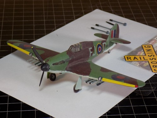 RAF Hawker Hurricane Mk IC WW2 Jagdmodell (M010707) - Bild 2 von 14