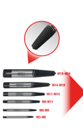 KS Tools Schrauben-Ausdreher-Satz, 6-Tlg. (150.1330)