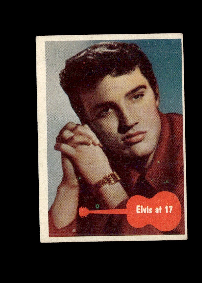 1956 Topps Elvis Presley #35 Elvis at 17 EXMT | eBay