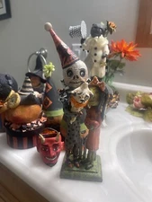 Halloween Debra Schoch Edgar, Ellen and  Little Poe Bethany lowe Retired 