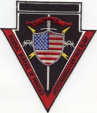 FEDERAL BUREAU OF PRISONS colorful WASHINGTON DC DISTURBANCE DOC police PATCH