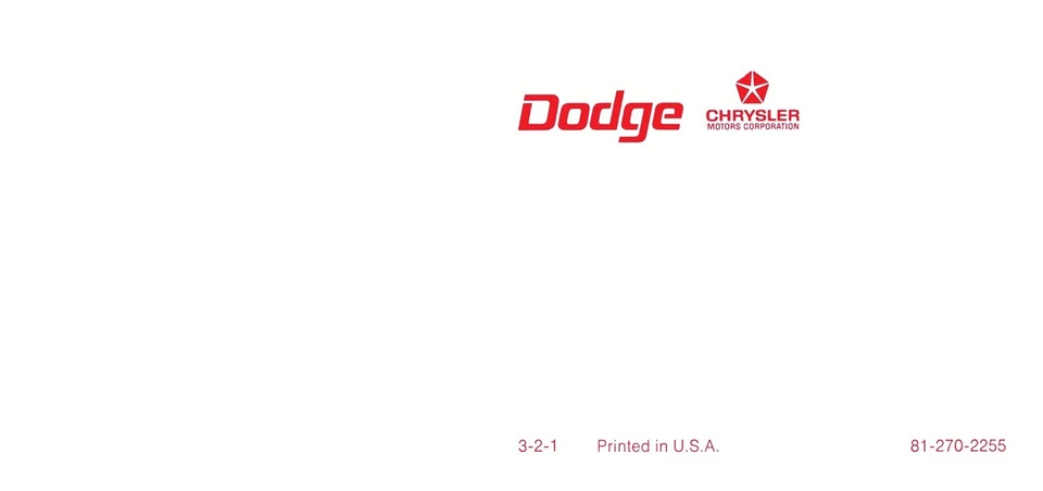 1972 Dodge Coronet Charger Manual do Proprietário - COR - Imagem 2 de 4