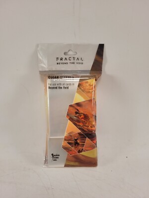 Fractal Beyond The Void Clear Sleeves For Use With Card In Beyond The Void