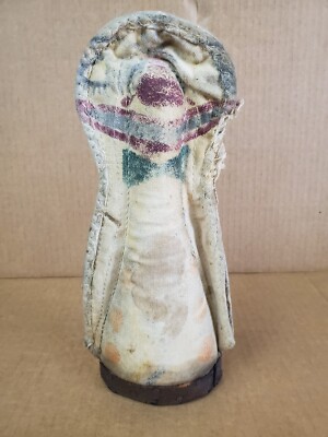 Antique Knock Down Carnival Punk Ball Toss Target Clown Folk Art B3