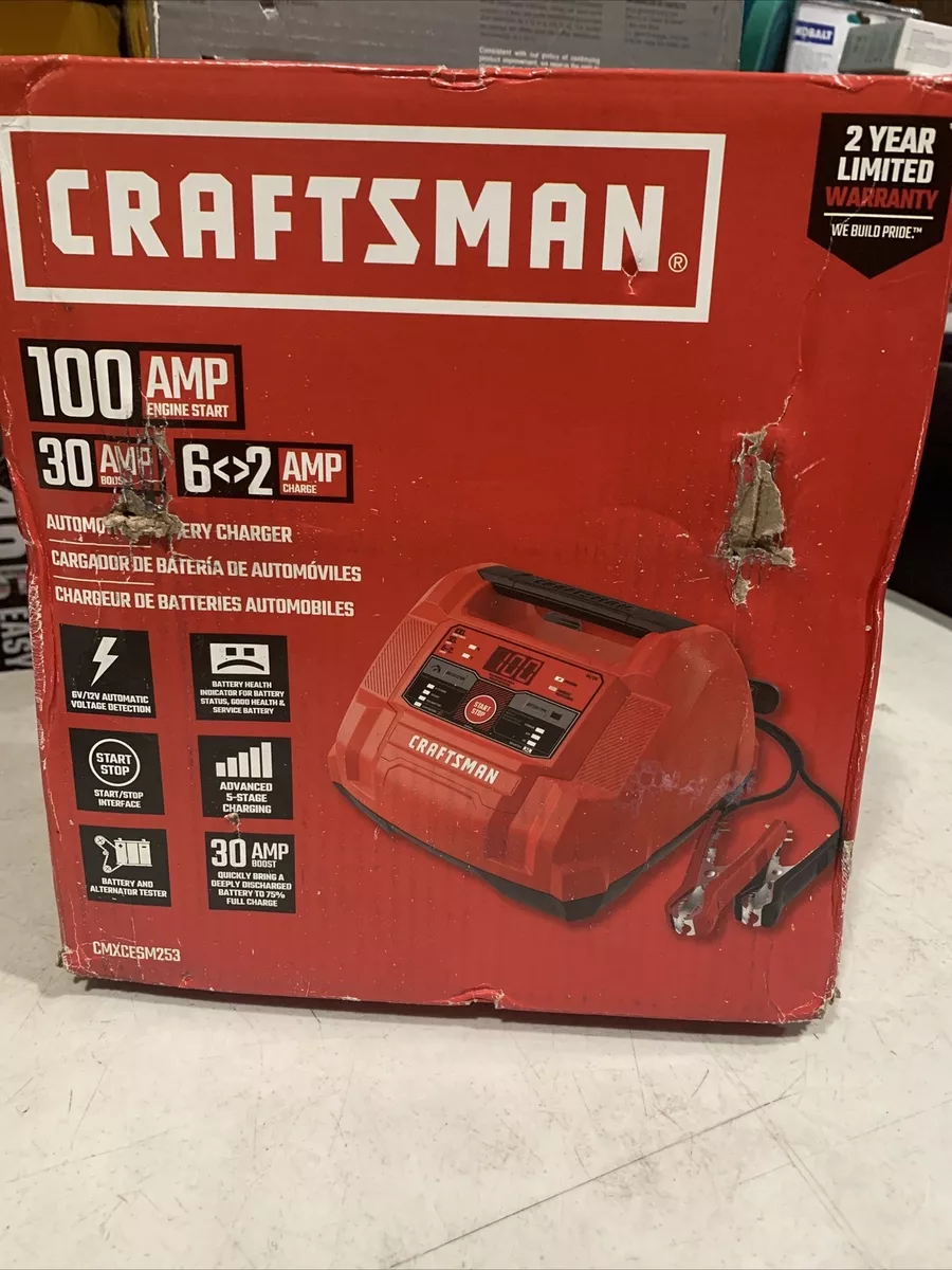 Craftsman portable 2024 car battery charger