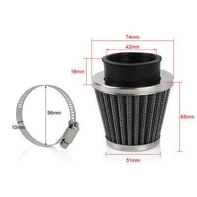 Carburetor Air Filter Red 42mm Foam Air Filter For Pit Dirt Bike - Foto 5