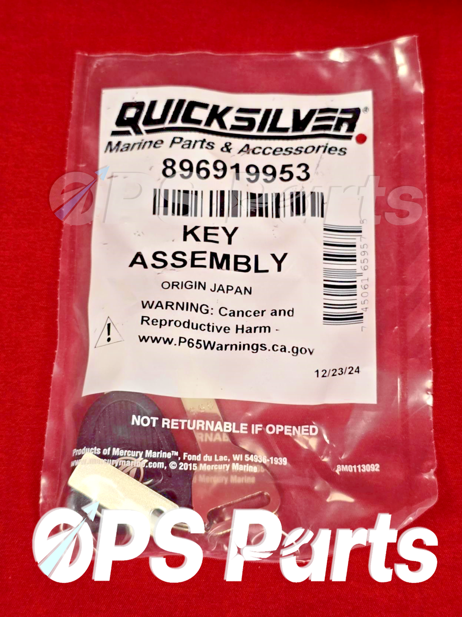 New/OEM Mercury Base Number 893353 Key Switch Replacement #953