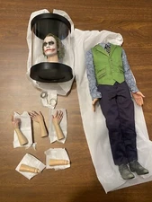 InArt X Queen Studios 1/6 Premium Rooted Hair Joker And Jail Cell Diorama TDK