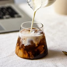 Mountain Shape Clear Heat-resistant Glass Cup Espresso Coffee Milk Mug