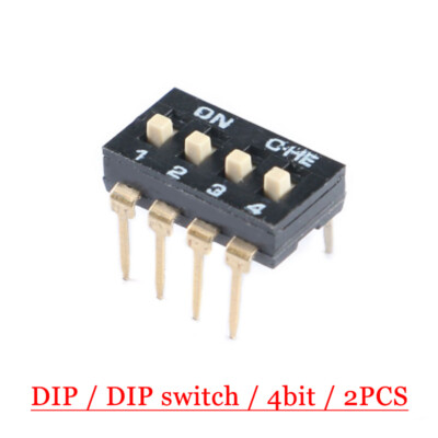 2/3/4/5/6/8/10 Way Positions 2.54mm SMD PCB Toggle Snap Switches DIL DIP Switch