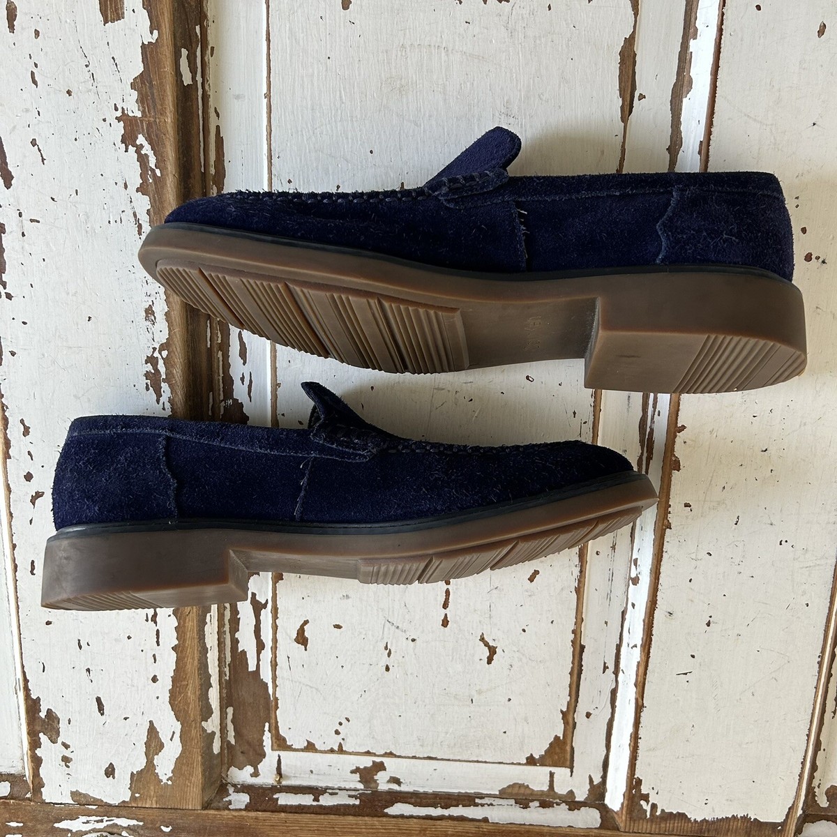 Calvin Klein Vance Suede Mens\'s Loafers Shoes Night Scape or Navy Blue Size 9 Calvin Klein Men main image 3