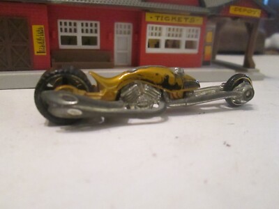 Hot Wheels Chopper 2005 Loose ''Hammer Sled'' in Gold Nice Patina Cool Piece