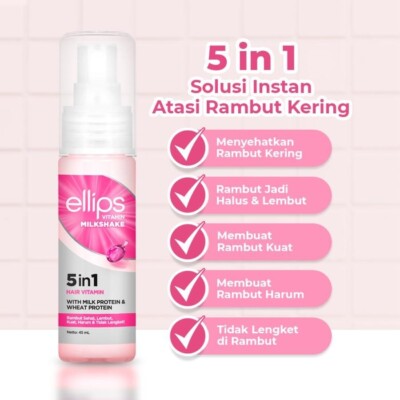 ellips, Hair Vitamin Milkshake 5in1, 45ml (Pack of 1) | eBay