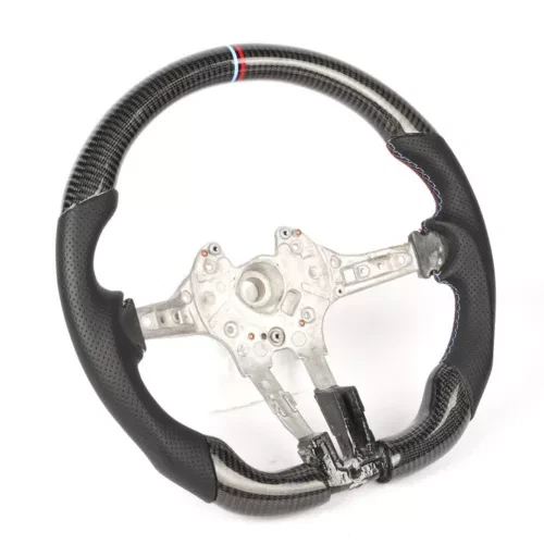 Carbon Fiber Steering Wheel Fits for BMW M8 F91 F92 F93 2019-2026 - Image 3 of 4