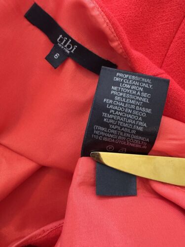 TIBI Lobster Dress Size 10 AU / 6 US Red Shift Iconic Print RARE Featured Vogue - Picture 7 of 11