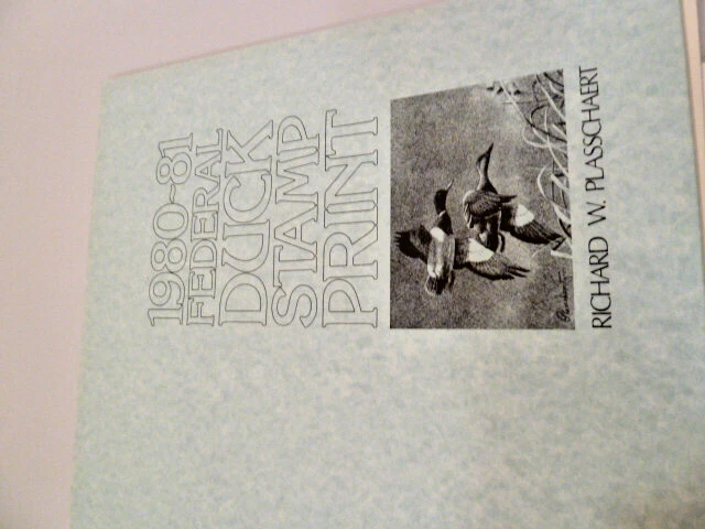 RW47 1980 - Federal Duck Stamp and Print by Richard Plasschaert - Image 2 of 3