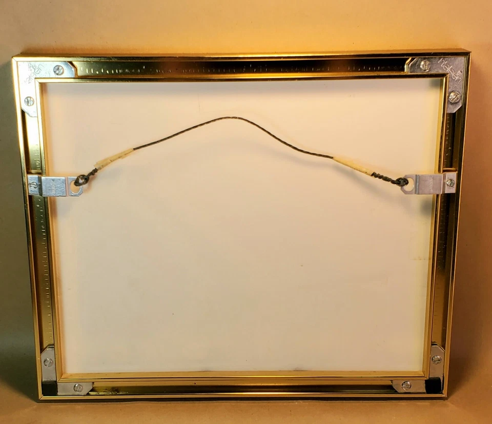 Impresión en lámina de oro vintage coleccionable Lionel Barrymore "Point Magu" Foto 2 de 4