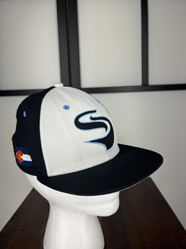 Slammers Baseball North Hat Cap Fitted Youth Extra Small Black Poly Colorado - Picture 8 of 13