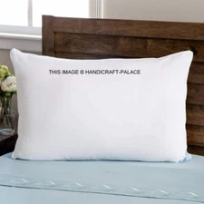 Decorative Pillow Insert Rectangle 20x28 Sofa Bed Indoor by Indian Bedding White