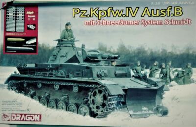 Dragon 1/35  6764  Pz.Kpfw.IV Ausf.B mit SCHNEERÄUMER SYSTEM SCHMIDT(Box Damage)