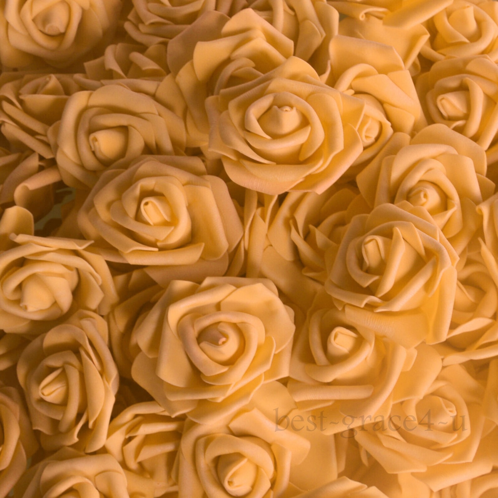 50/100 Large Foam Roses WHOLESALE Heads Buds Big Flowers Wedding Home