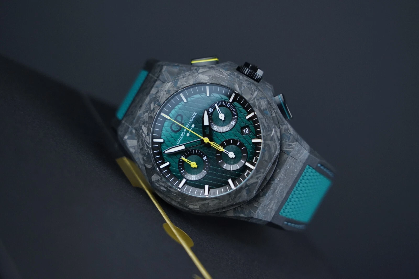Girard Perregaux — Girard Perregaux Laureato Aston Martin F1 Limited Edition of 306 Pieces