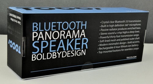 Nuevo Auténtico Altavoz Panorama Bluetooth Blanco Ártico Toccs Diseño Negrita - Imagen 6 de 7