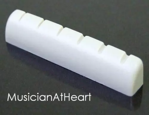 MusicianAtHeart ADJUSTABLE HEIGHT BONE NUT made for GIBSON Guitars