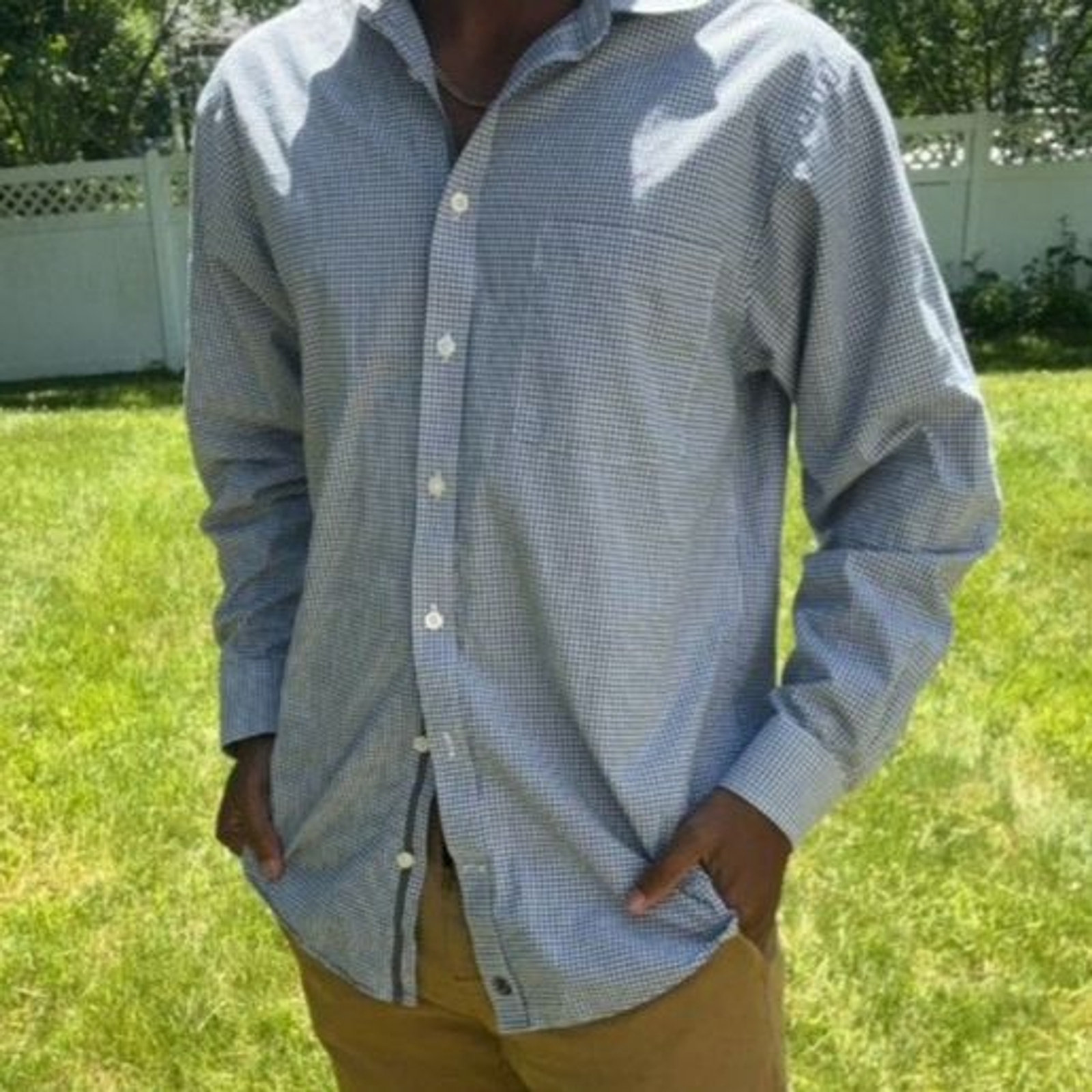 Southern Proper Patterned Button Up Long Sleeve s… - image 4