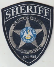 Vermilion Parish LA Sheriff obsolete patch shipped from Australia