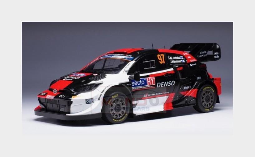 1:18 IXO Toyota Yaris Gr Hybrid #97 Rally Finland 2023 Latvala 18RMC174B.22 MMC 1:18 IXO Toyota Yaris Gr Hybrid #97 Rally Finland 2023 Latvala 18RMC174B.22 MMC
