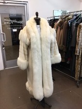 Givenchy Cream Off White Ivory Female Mink & Fox Coat Hollywood Glamour Bridal
