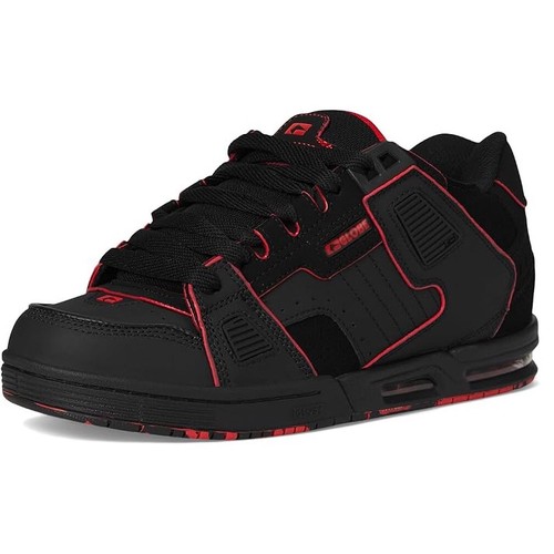 GLOBE SABRE Zapatilla Deportiva Unisex Skateboard Negro Rojo Mosaico 2025 - Imagen 3 de 9